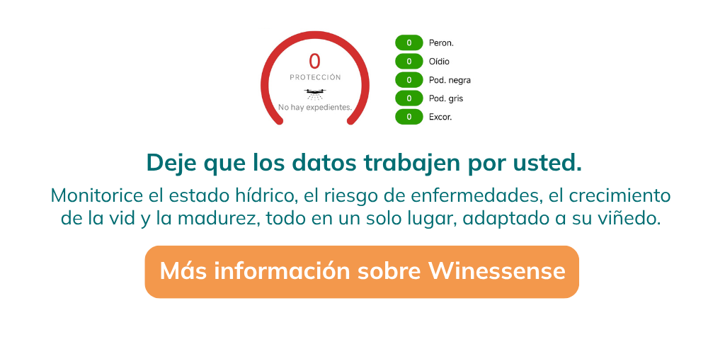 Monitorice el estado hídrico, el riesgo de enfermedades, el crecimiento de la vid y la madurez, todo en un solo lugar, adaptado a su viñedo.